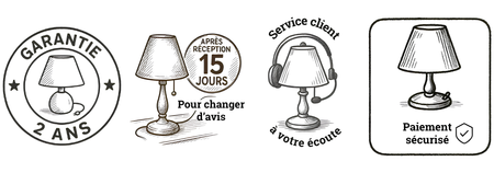 Badge lampe orion