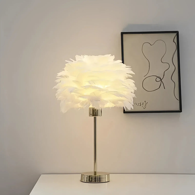 Lampe de Chevet a Plume