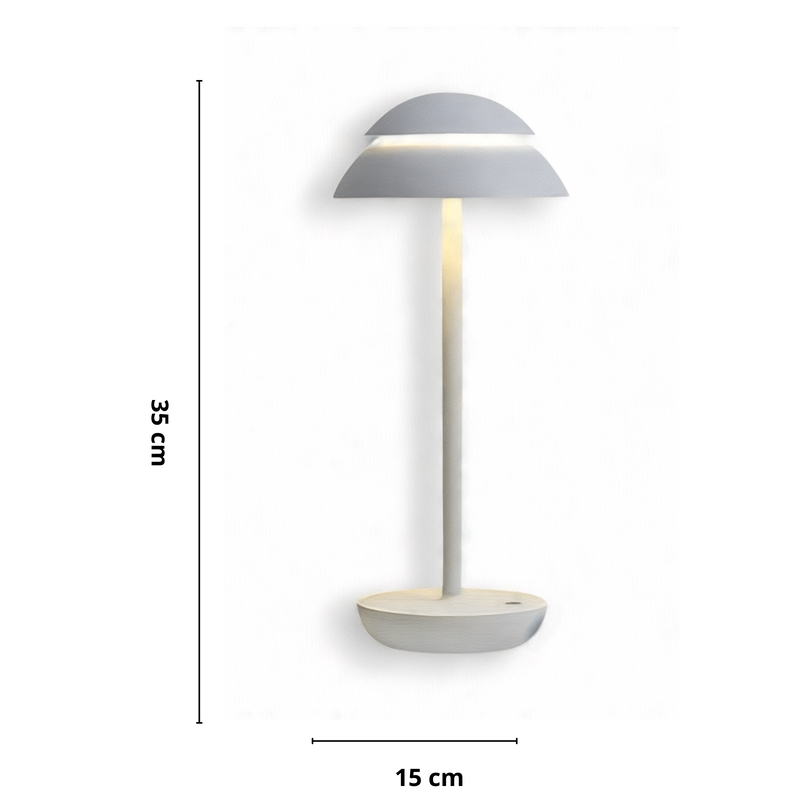 Lampe de Chevet Tactile sans fil Design Blanche