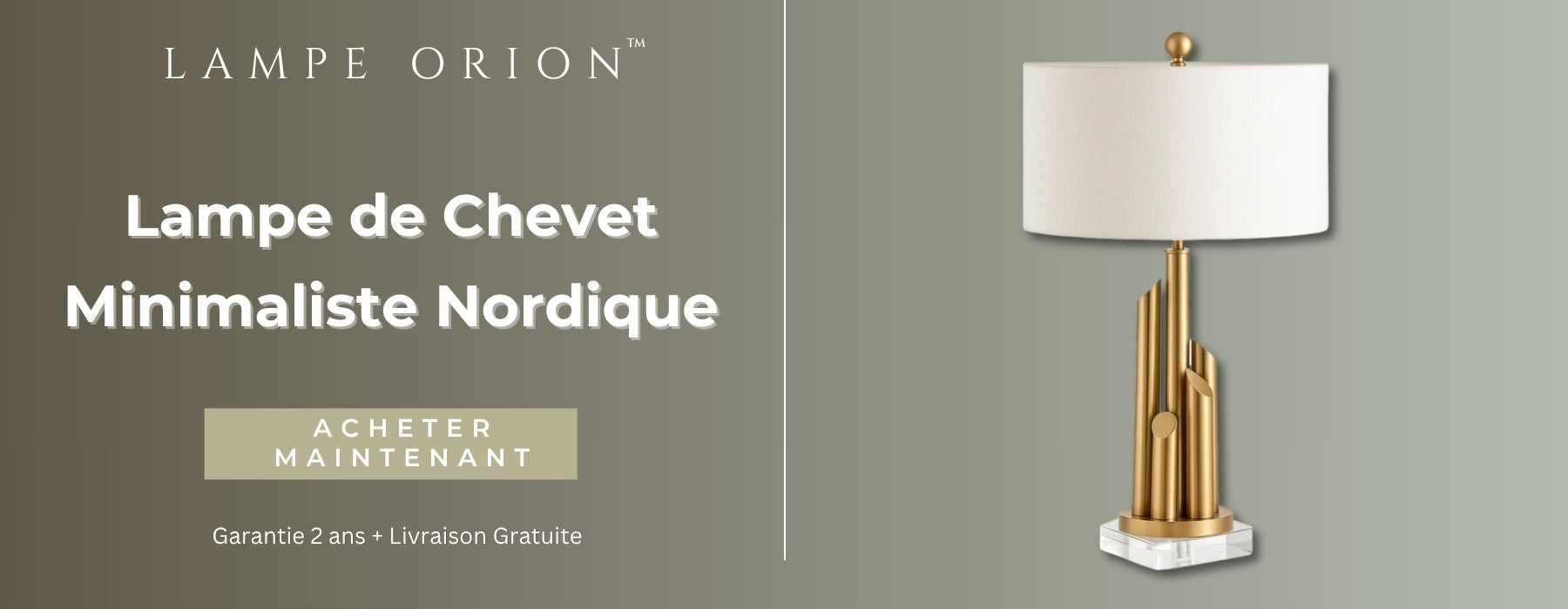 Lampe de Chevet Minimaliste Nordique