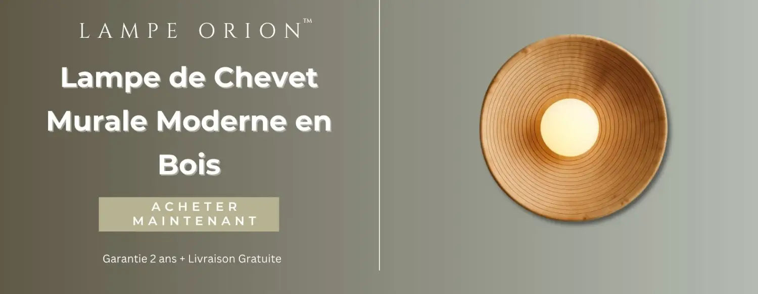 Lampe de Chevet Moderne Bois