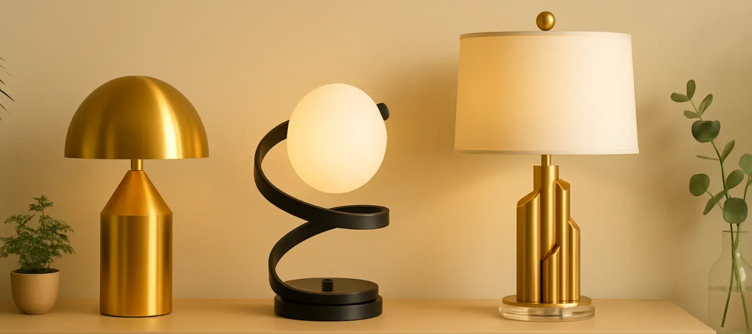 Lampe de Chevet en Métal