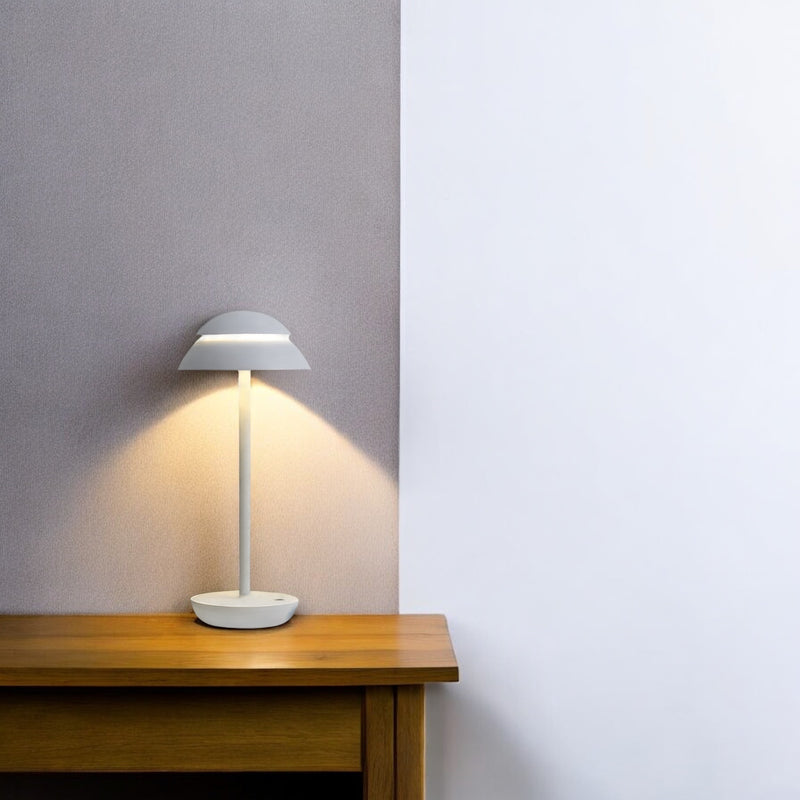 Lampe de Chevet Tactile sans fil Design Blanche