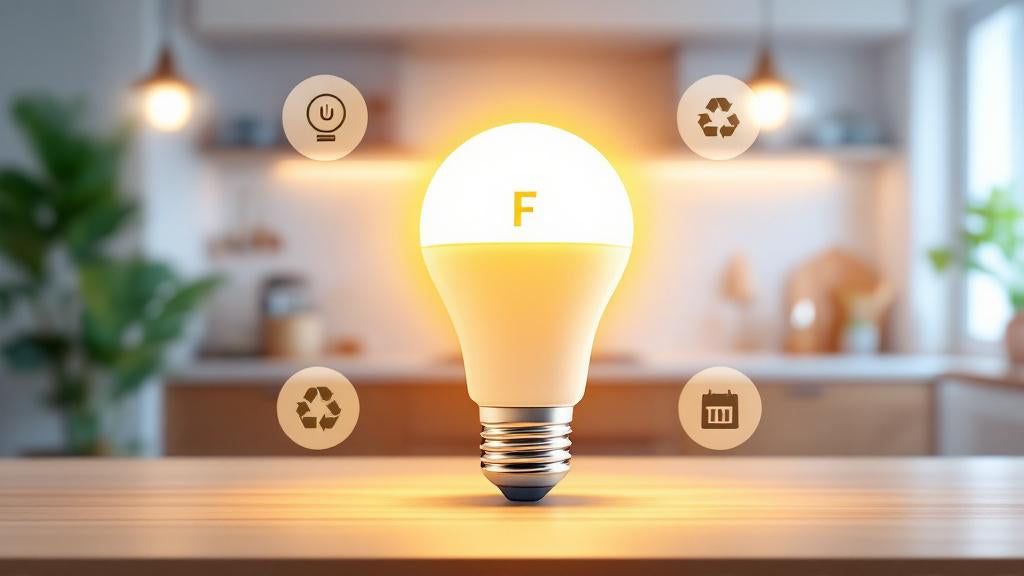 Pourquoi les ampoules LED sont classées F