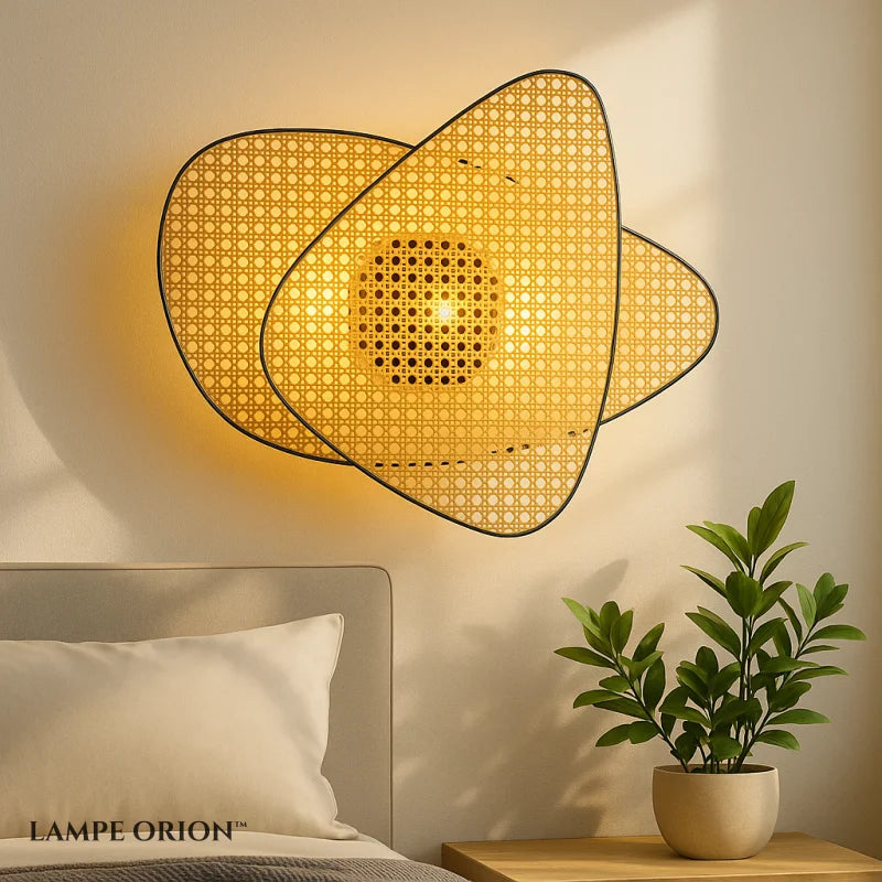 Abat Jour Lampe de Chevet Osier - Lampe de Chevet