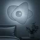 Abat Jour Lampe de Chevet Osier - Lumière Froide (5500-7000K) - Lampe de Chevet