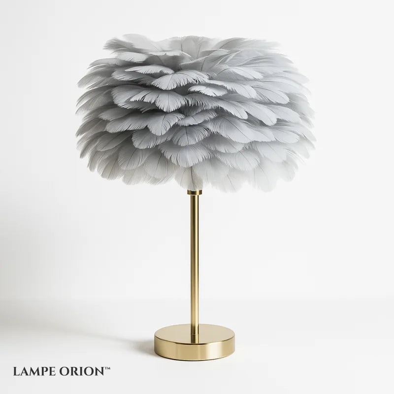 Abat Jour Lampe de Chevet Plume - Lampe de Chevet