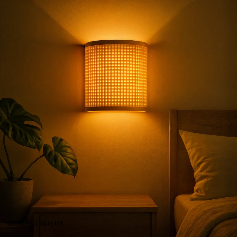 Abat Jour Lampe de Chevet Rotin - Lampe de Chevet