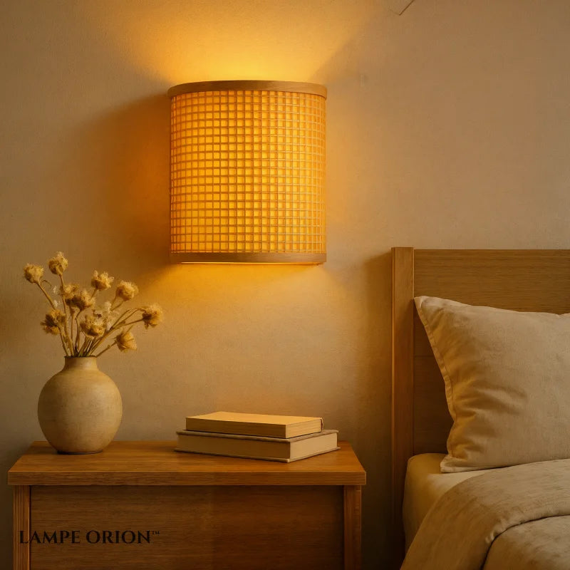 Abat Jour Lampe de Chevet Rotin - Lampe de Chevet