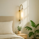 Applique Mural Verre Vert Blanche - AM