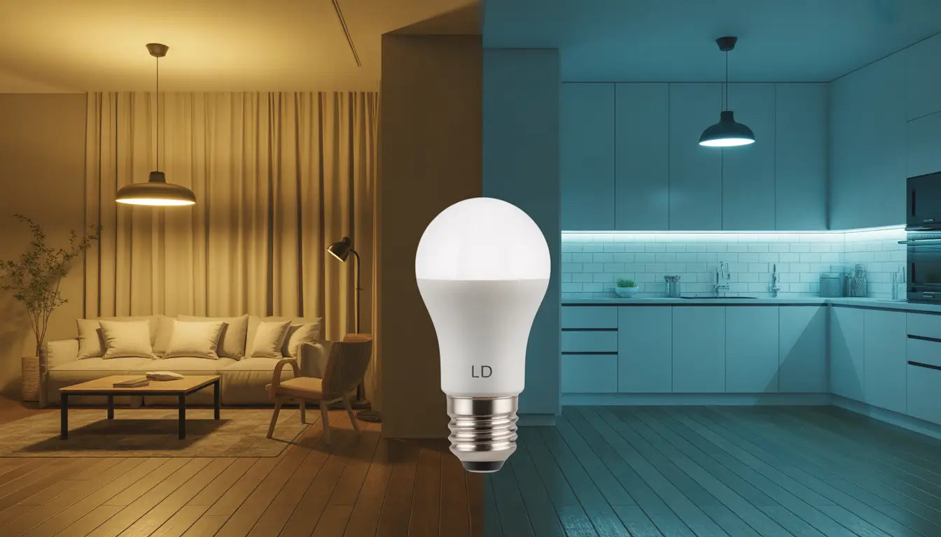 Différence entre lumière blanche chaude et froide