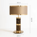 Lampe à Poser en Marbre - Lampe de Chevet