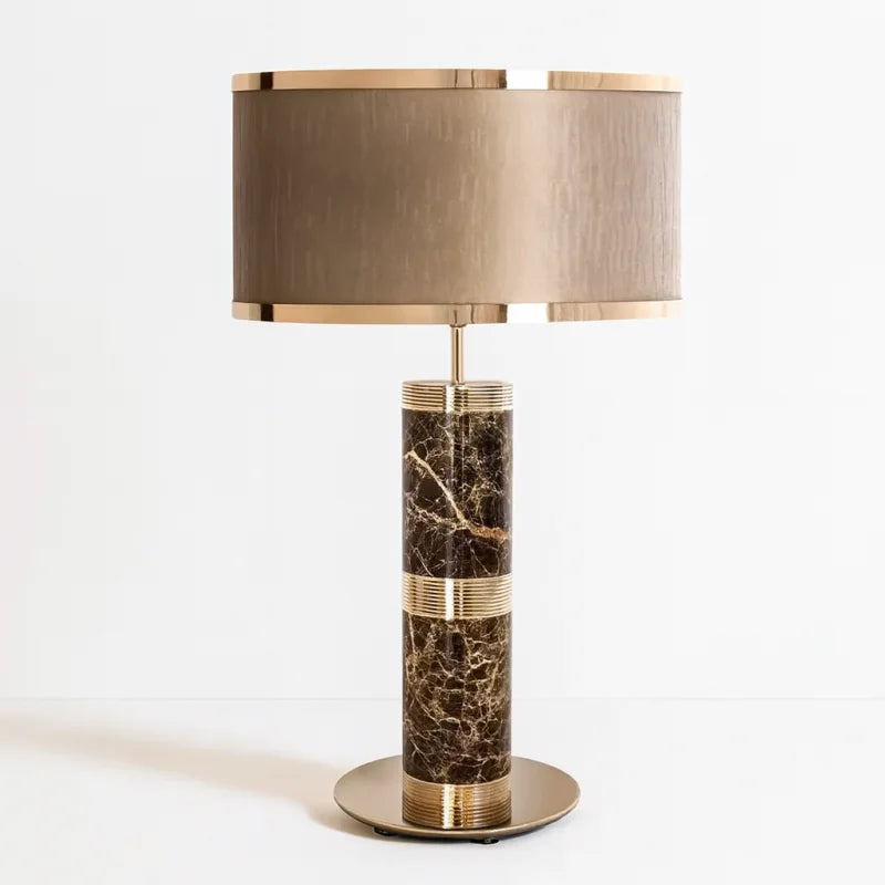 Lampe a Poser en Marbre - Lampe de Chevet