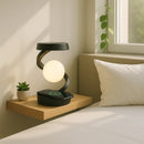 Lampe de Chevet 3D - Gris avec chargeur - Lampe de Chevet