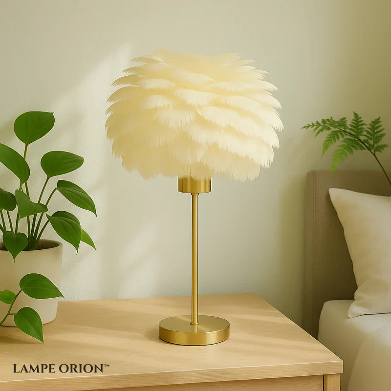 Lampe de Chevet a Plume - Lampe de Chevet