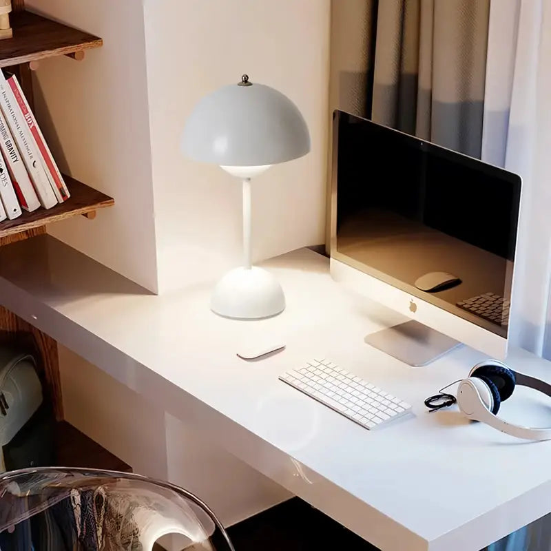 Lampe de Chevet Allumage Tactile Blanche - Lampe de Chevet