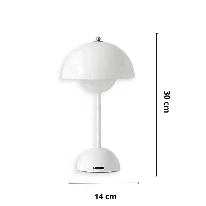 Lampe de Chevet Allumage Tactile Blanche - Lampe de Chevet