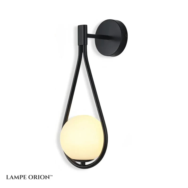 Lampe de Chevet Applique Murale Noire