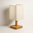 Lampe de Chevet Asiatique en Bois - Lampe de Chevet