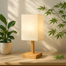 Lampe de Chevet Asiatique en Bois - Lampe de Chevet