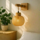 Lampe de Chevet Bambou Rotin - Lampe de Chevet