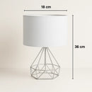 Lampe de Chevet Blanche Design - Lampe de Chevet