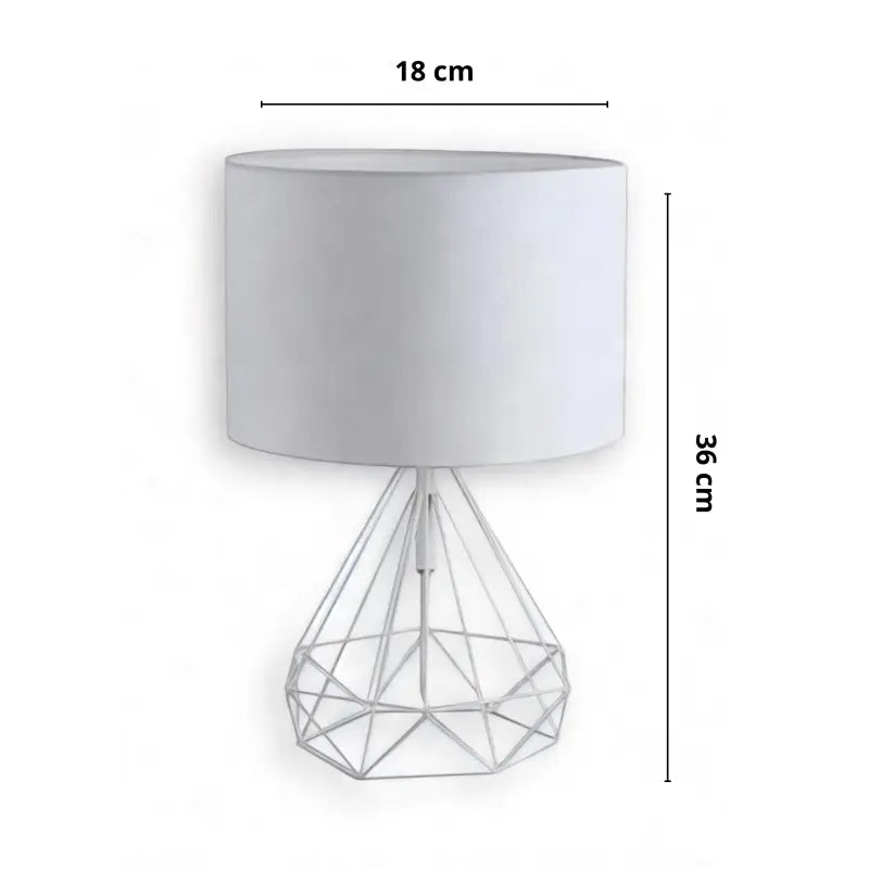 Lampe de Chevet Blanche Design - Lampe de Chevet