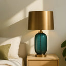 Lampe de Chevet Bleu Pétrole - Lampe de Chevet