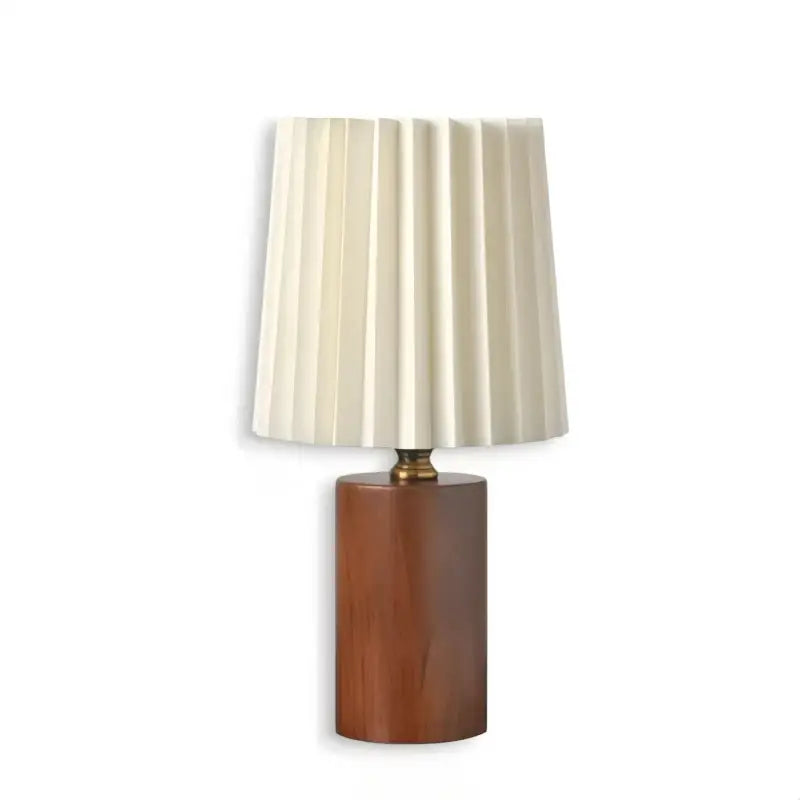 Lampe de Chevet Bois Design Marron - Lampe de Chevet