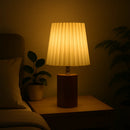 Lampe de Chevet Bois Design Marron - Lampe de Chevet