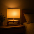 Lampe de Chevet Bois Scandinave - Lampe de Chevet