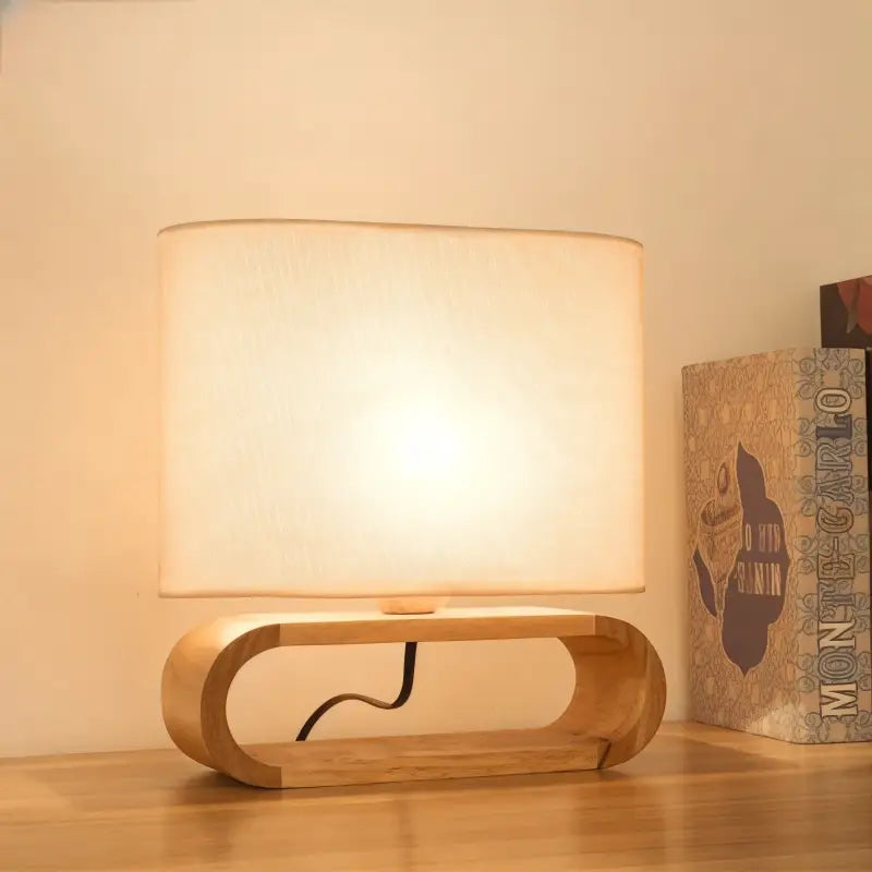 Lampe de Chevet Bois Scandinave - Lampe de Chevet