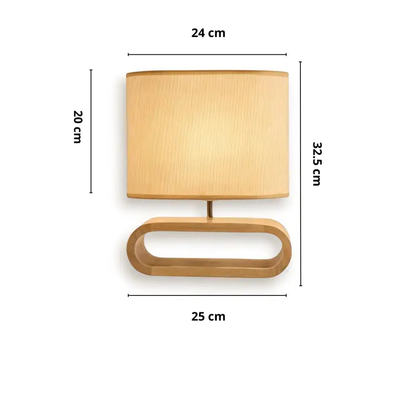 Lampe de Chevet Bois Scandinave - Lampe de Chevet