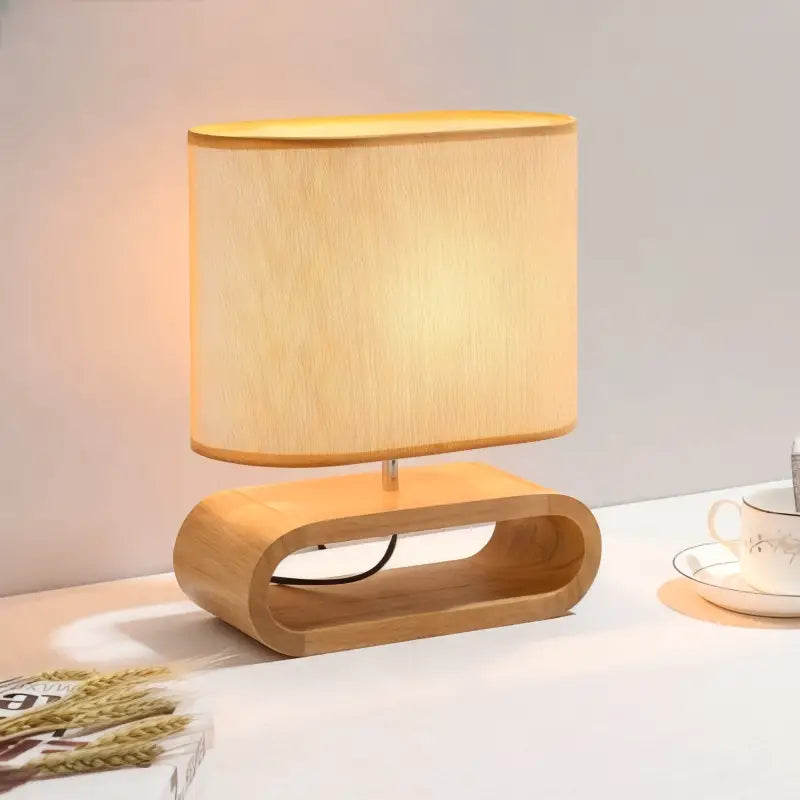 Lampe de Chevet Bois Scandinave - Lampe de Chevet