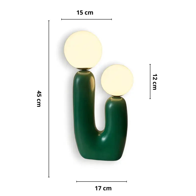 Lampe de Chevet Cactus Verte - Lampe de Chevet