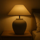 Lampe de Chevet Céramique Blanche - Lampe de Chevet