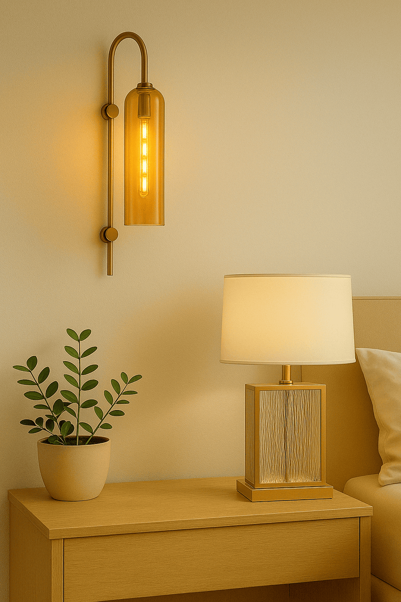 Lampe de chevet design tactile