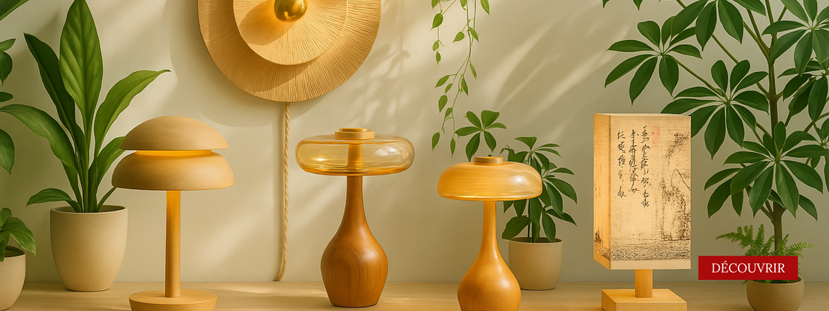 lampe de chevet en bois naturel luxe