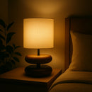 Lampe de Chevet en Corde de Chanvre Brune - Lampe de Chevet