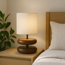 Lampe de Chevet en Corde de Chanvre Brune - Lampe de Chevet