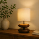 Lampe de Chevet en Corde de Chanvre Brune - Lampe de Chevet