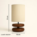 Lampe de Chevet en Corde de Chanvre Brune - S - Lampe de Chevet