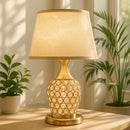 Lampe de Chevet en Verre Vintage