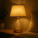 Lampe de Chevet en Verre Vintage