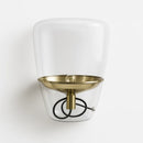 Lampe de Chevet en Verre Transparent - Lampe de Chevet