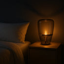 Lampe de Chevet en Verre Transparent fumée - Lampe de Chevet