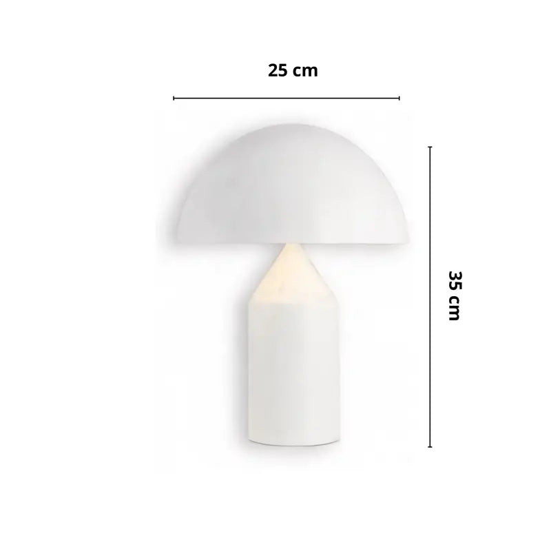 Lampe de Chevet Metal Blanc - L - Lampe de Chevet