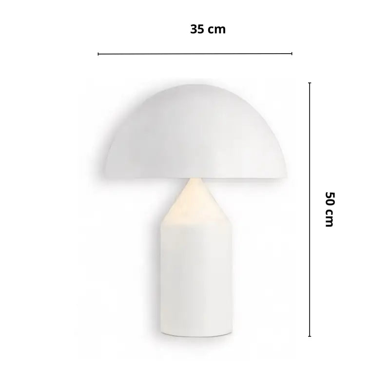 Lampe de Chevet Metal Blanc - XL - Lampe de Chevet