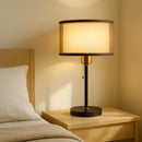 Lampe de Chevet Moderne Abat-Jour Blanc - Lampe de Chevet