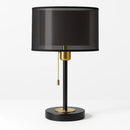 Lampe de Chevet Moderne Abat-Jour Marron - Lampe de Chevet
